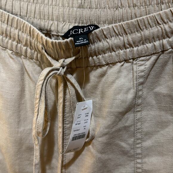 J. Crew New seaside pant in linen blend - Light Khaki Size XL - Picture 7 of 8